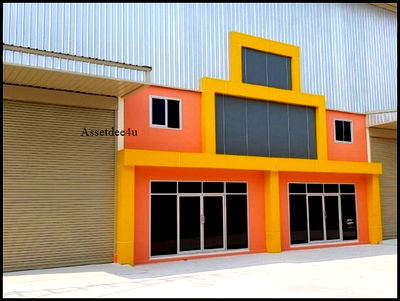 เช่าโรงงาน เมืองสมุทรปราการ สมุทรปราการ : AW541 ให้เช่าโรงงานโกดังพร้อมออฟฟิศย่านแพรกษา พื้นที่สีม่วง โกดังพื้นที่ 400 ตร.ม. มีใบอ.6 ขอรง.4 ได้