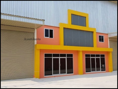 AW541 ให้เช่าโรงงานโกดังพร้อมออฟฟิศย่านแพรกษา พื้นที่สีม่วง โกดังพื้นที่ 400 ตร.ม. มีใบอ.6 ขอรง.4 ได้