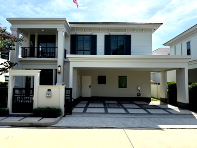 Houses for rent : Single house for rent, Setthasiri Bangna Km.10, 4 bedrooms, 4 bathrooms