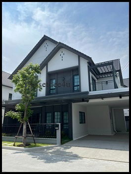 รูป AH596 ให้เช่าบ้านเดี่ยว 4 ห้องนอน พร้อมเฟอร์นิเจอร์และเครื่องใช้ไฟฟ้า เซนโทร บางนา ใกล้เมกา บางนา - รูปที่ 1/9