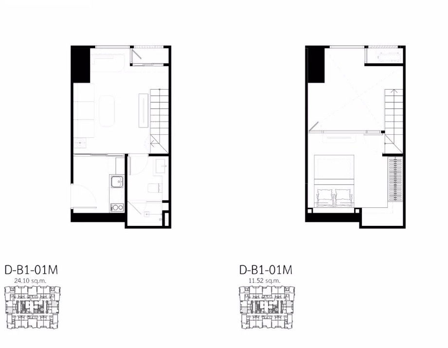 รูป 1 Bedroom Condo for rent at KnightsBridge Space Sukhumvit-Rama 4 - รูปที่ 9/13