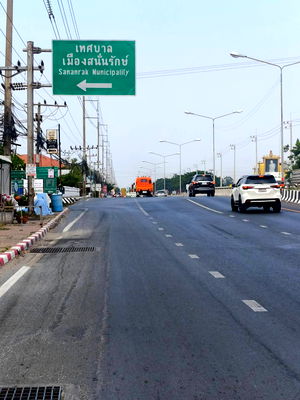ที่ดิน ถนนรังสิต-นครนายก : ขายที่ดิน ธัญบุรี คลอง12 (ใกล้เทศบาลสนั่นรัก)