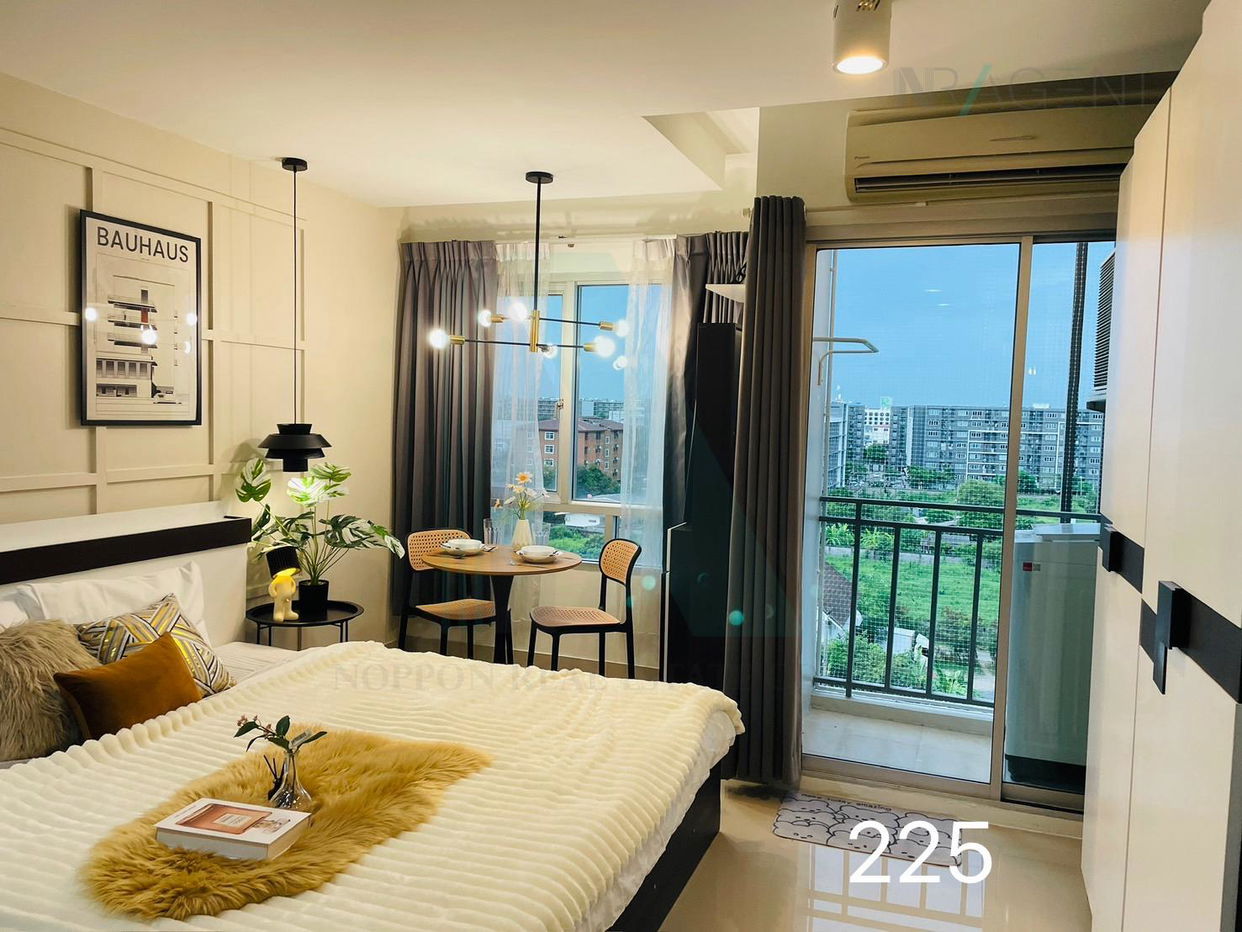 picture For Rent Condo IRIS AVENUE ONNUCH - SUVARNABHUMI Building 2, Floor 8,1 bed room, Room size 28 sqm - 7/8