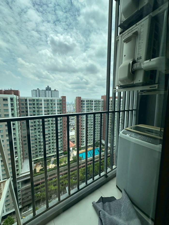 รูป 🛋️💗 ห้องสะอาด  เฟอร์นิเจอร์ครบ 💗🛋️ Rich Park @Triple Station พระราม9 🔥🔥ID : @471ovhib 📲 - รูปที่ 19/22