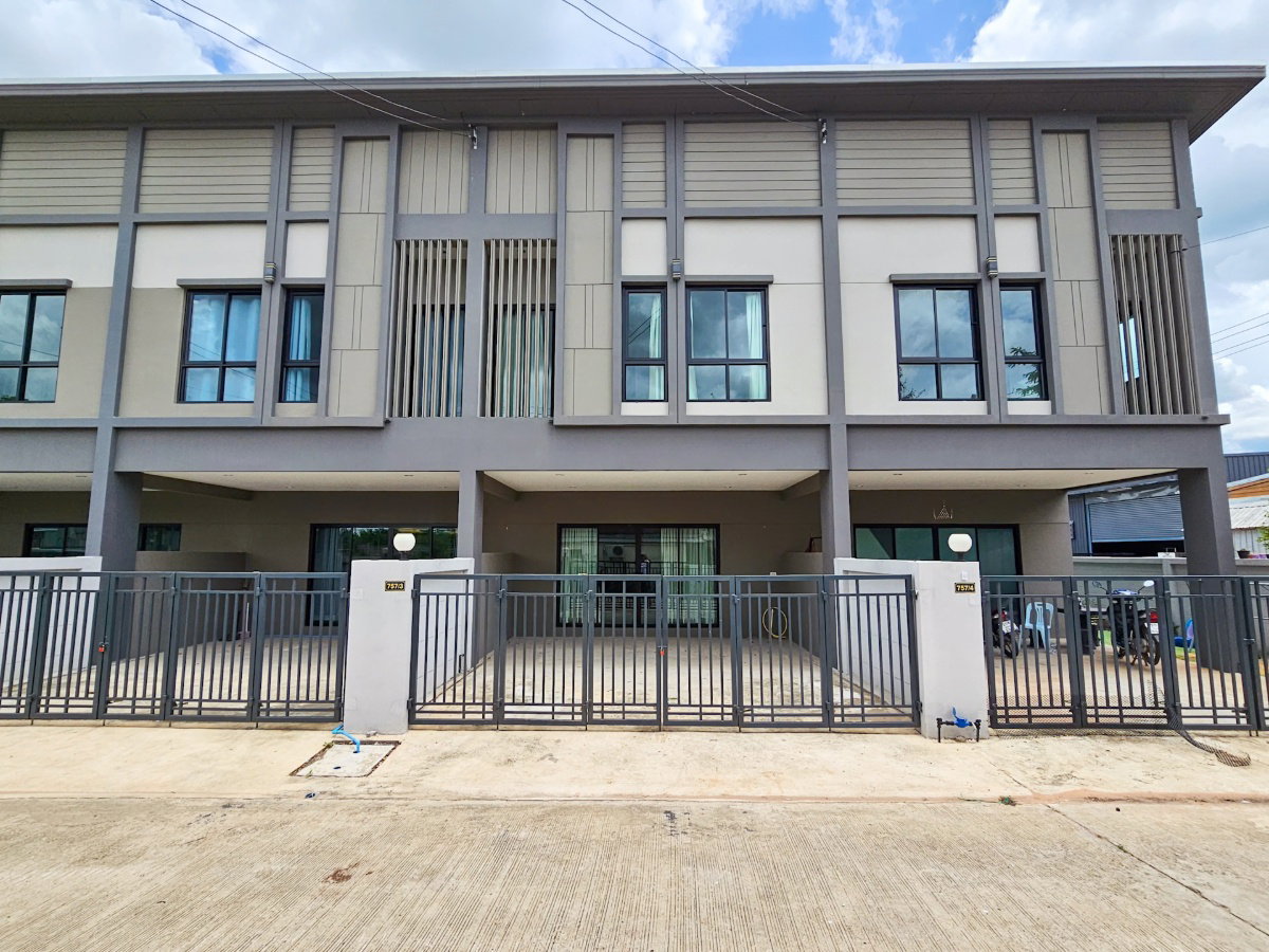 ทาวน์เฮาส์ใหม่ 2 ชั้น – 3ห้องนอน 3ห้องน้ำ 2ที่จอดรถ ทำเลบ้านโจด บ้านเป็ด ขอนแก่น