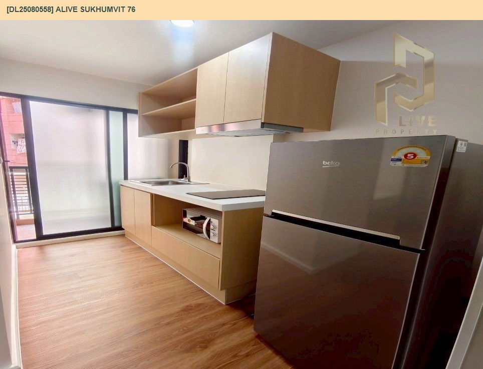 picture DL25080558 Condo for rent, ALIVE SUKHUMVIT 76 near BTS แบริ่ง, ready to move in, call urgently 0656133286 LineID @534wlwof - 6/13