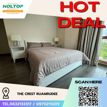 #R5769 🎉 180868 Condo for rent The Crest Ruamrudee