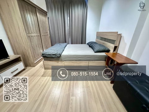 Bestdeal  FOR RENT Studio 22 sqm. Rental 13,500 THB /month CONDO “IDEO MOBI RAMA 9” Near Phraram Kao 9 MRT Station 80 meters.