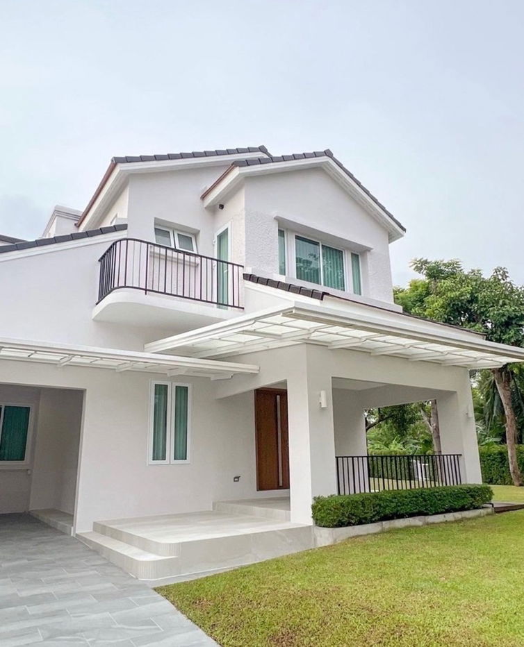 picture Rent a 2 -story detached house, Ladawan - Srinakarin, beautiful, ready to be near Mega Bang Na. Interested in Atline.@841qqlnr - 1/12