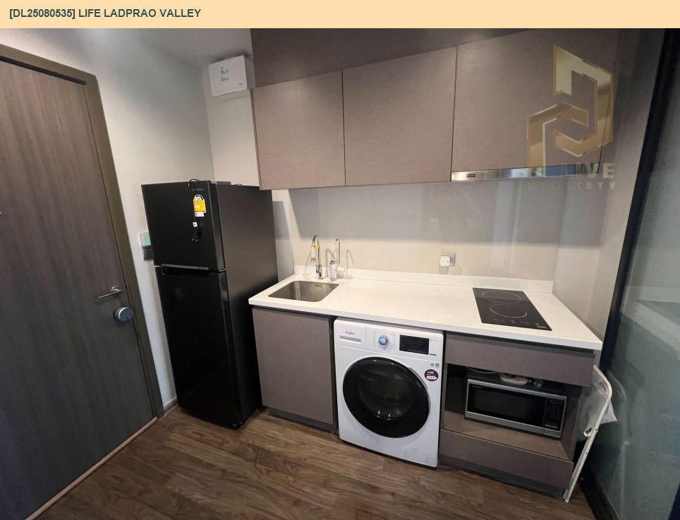 picture DL25080535 Condo for rent, Life Ladprao Valley near BTS Ha Yaek Lat Phrao, ready to move in, call urgently 0656133286 LineID @655ebbvc - 9/10