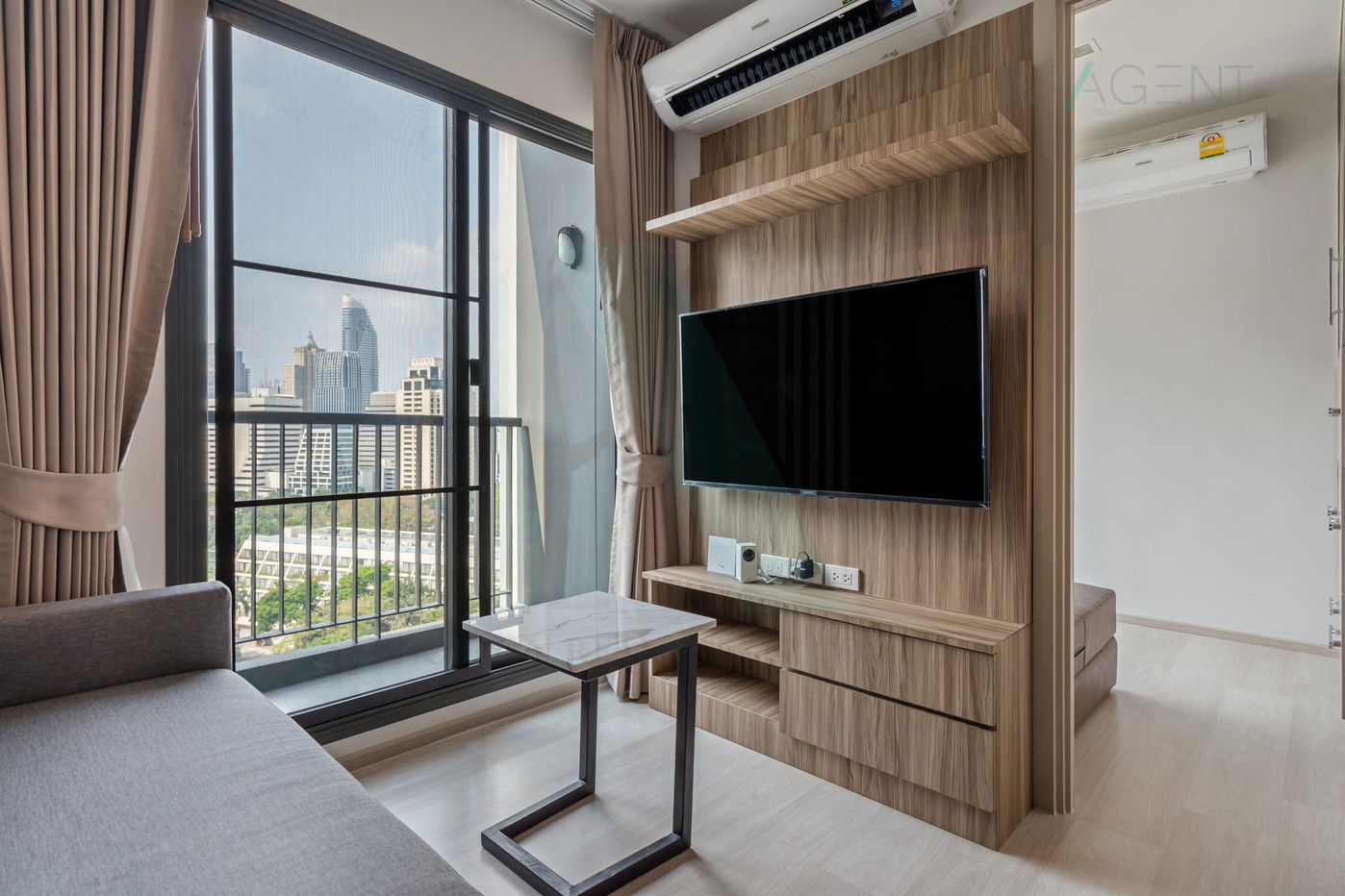 picture 🚩 For Rent Condo LIFE ONE WIRELESS Building 1, Floor 16,2 bed room, Room size 45.00 sqm - 1/8