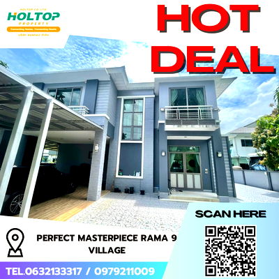 Houses for rent Airport Link Ban Thap Chang  : #R5778 🎉 180868 House for rent Perfect Masterpiece Rama 9 Village