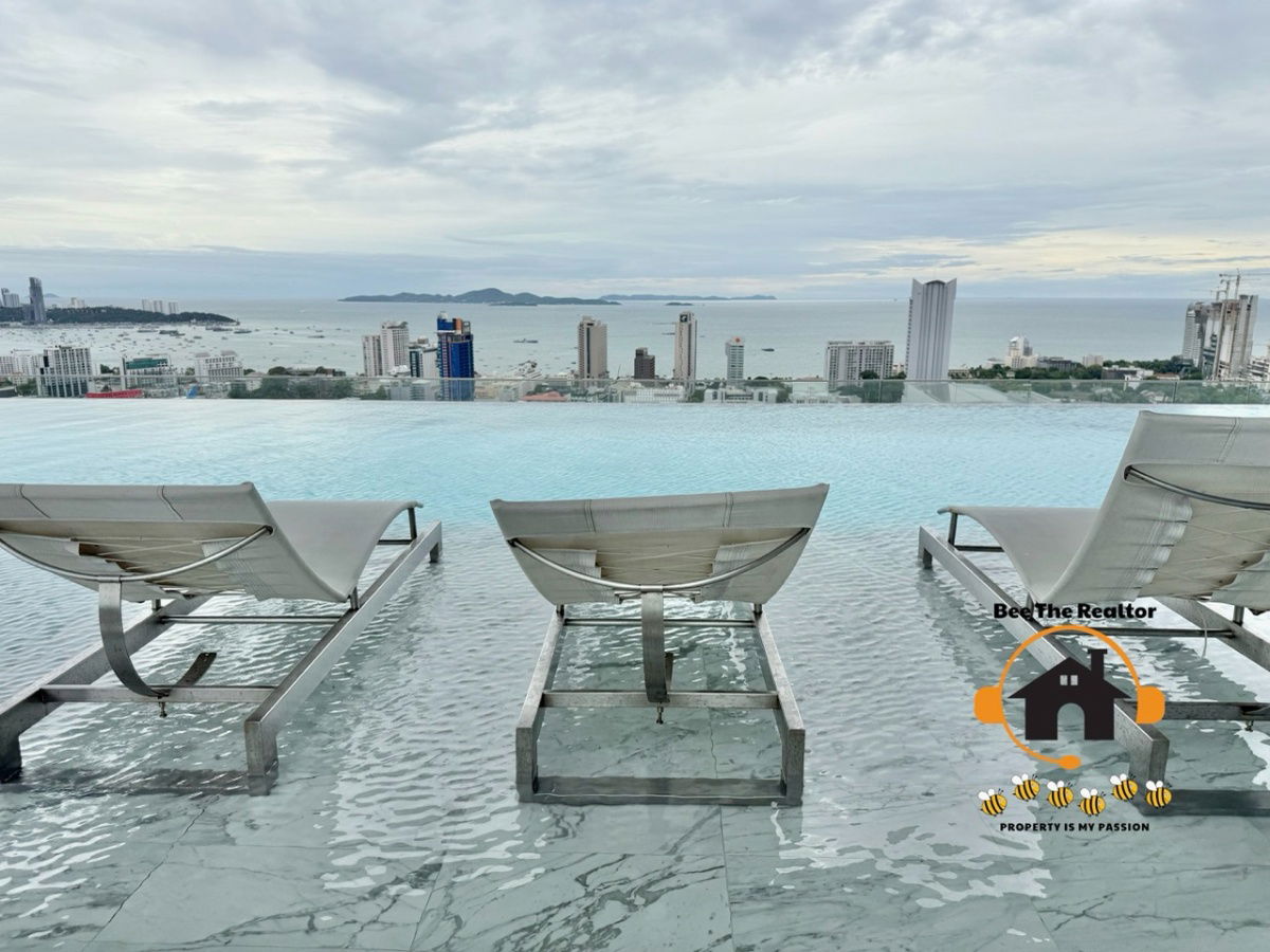 รูป ให้เช่าคอนโดหรู ขนาด 2 ห้องนอนในเมืองพัทยา ใกล้ terminal 21 - รูปที่ 13/39