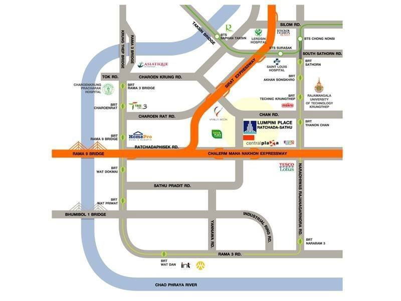 picture Condo for rent Lumpini Place Ratchada-Sathu near Central Rama 3 13,500 baht Property code: RS1467 - 7/9