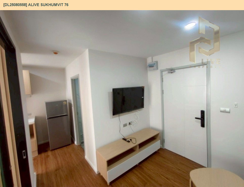 picture DL25080558 Condo for rent, ALIVE SUKHUMVIT 76 near BTS แบริ่ง, ready to move in, call urgently 0656133286 LineID @534wlwof - 5/13