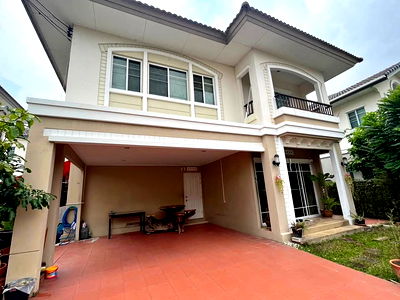 บ้านเดี่ยวให้เช่า : R2625 บ้านเดี่ยวให้เช่า หมู่บ้าน ภัสสร 19 วัชรพล-วงแหวน (ว่างค่ะ) เฟอร์ครบ-ติดทางด่วน