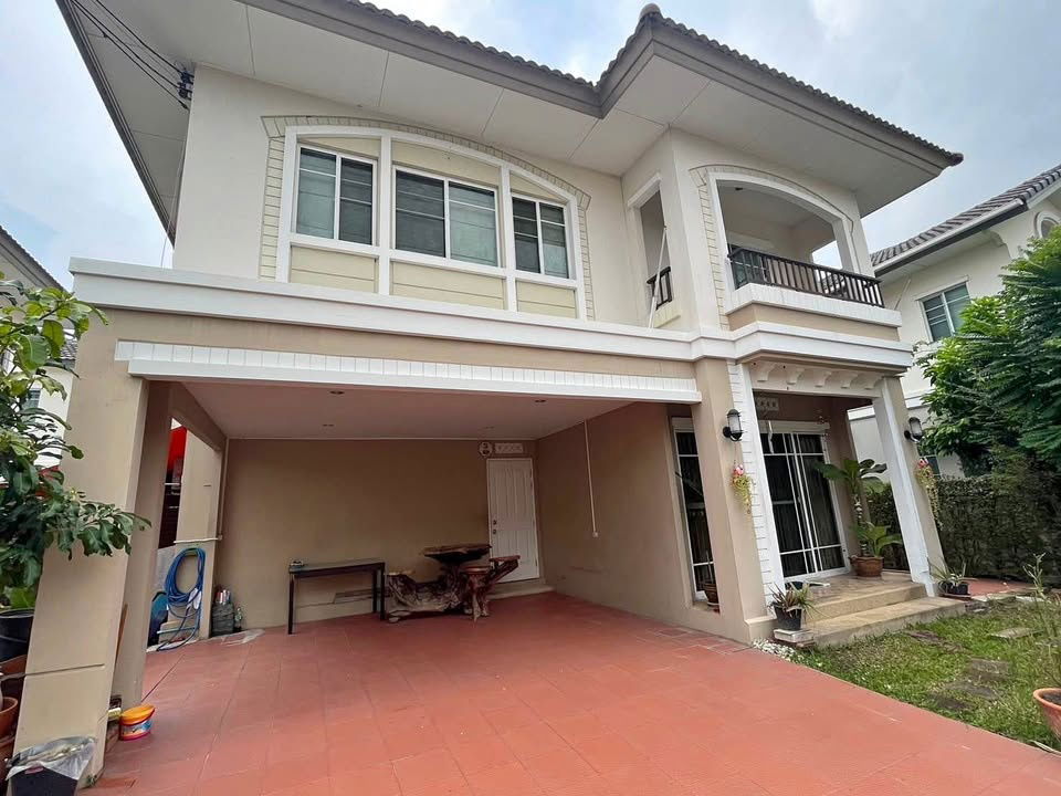 รูป R2625 บ้านเดี่ยวให้เช่า หมู่บ้าน ภัสสร 19 วัชรพล-วงแหวน (ว่างค่ะ) เฟอร์ครบ-ติดทางด่วน - รูปที่ 1/20
