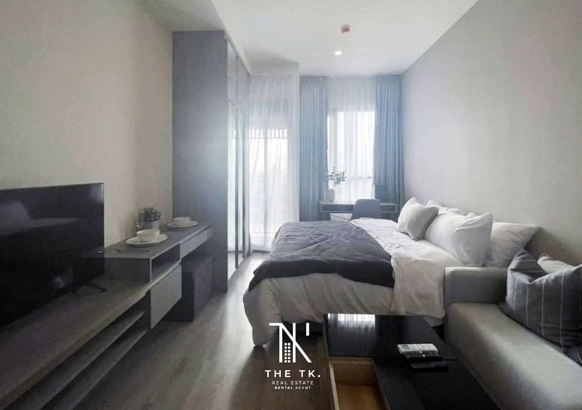 รูป ให้เช่าด่วน/ราคาดีที่สุด คอนโด Knightsbridge Prime Onnut ขนาด 27 ตร.ม. Studio / ครัวปิด ใกล้ BTS อ่อนนุช | ติดต่อคุณทีเค Line ID @637ilhsj - รูปที่ 3/13