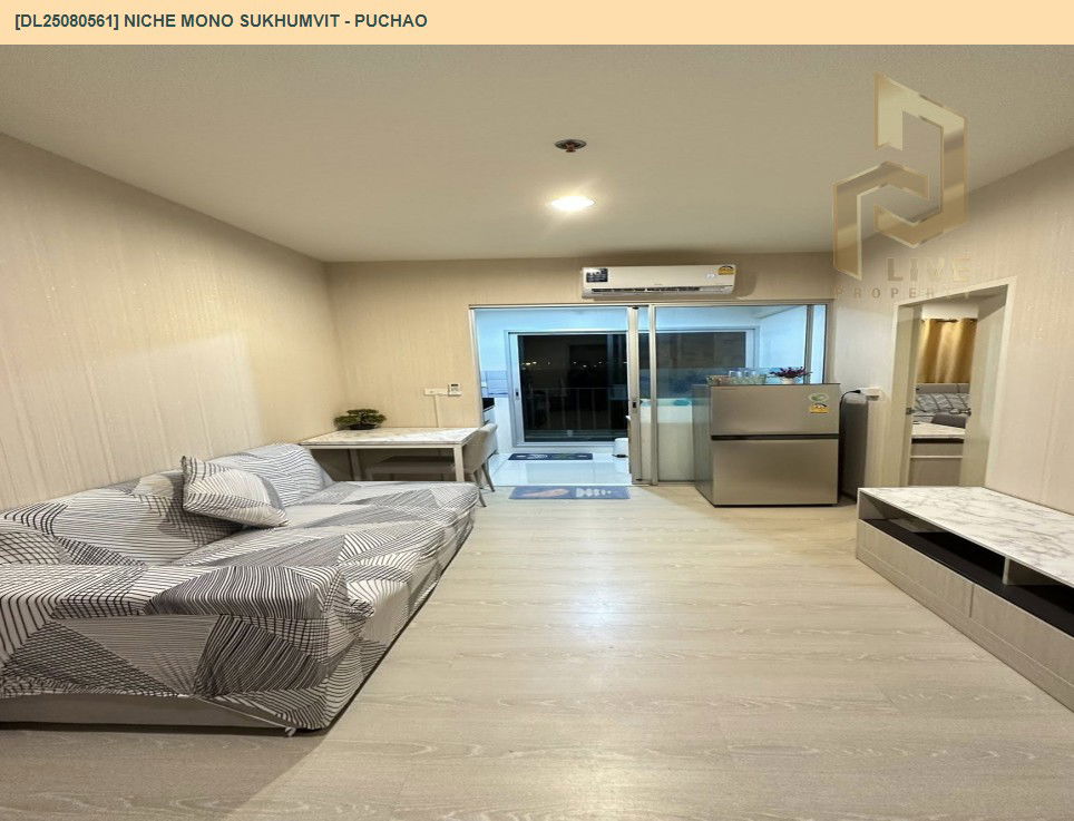 picture DL25080561 Condo for rent, Niche Mono Sukhumvit - Puchao near BTS Pu Chao, ready to move in, call urgently 0656133286 LineID @655ebbvc - 2/19