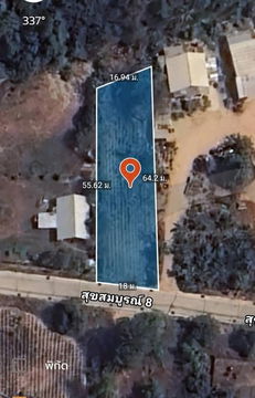 Land for sale, good location, Soi Somboon 8, near the Nong Pla Lai railway, Pattaya