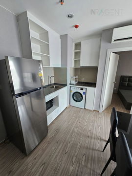 📌 For Rent Condo THE TREE HUA MAK INTERCHANGE Building C, Floor 18,2 bed room, Room size 42.00 sqm