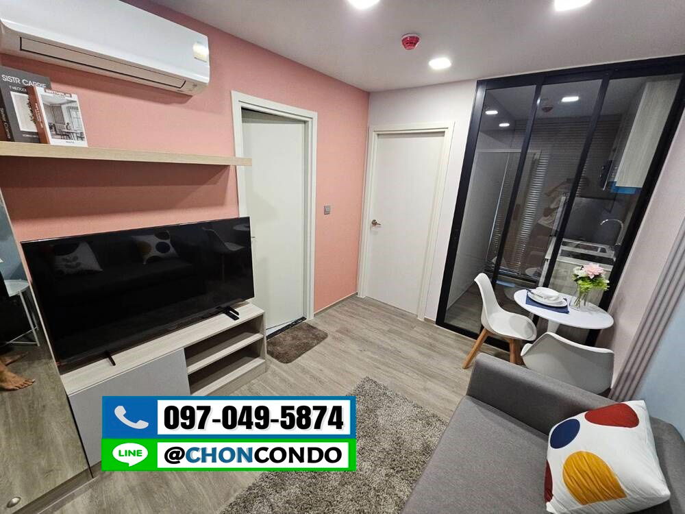 รูป Kave universe บางแสน ชั้น8 -------แอร์2ตัว-------Tel 097-049-5874 (Line: @choncondo มี@ด้วย) - รูปที่ 1/18