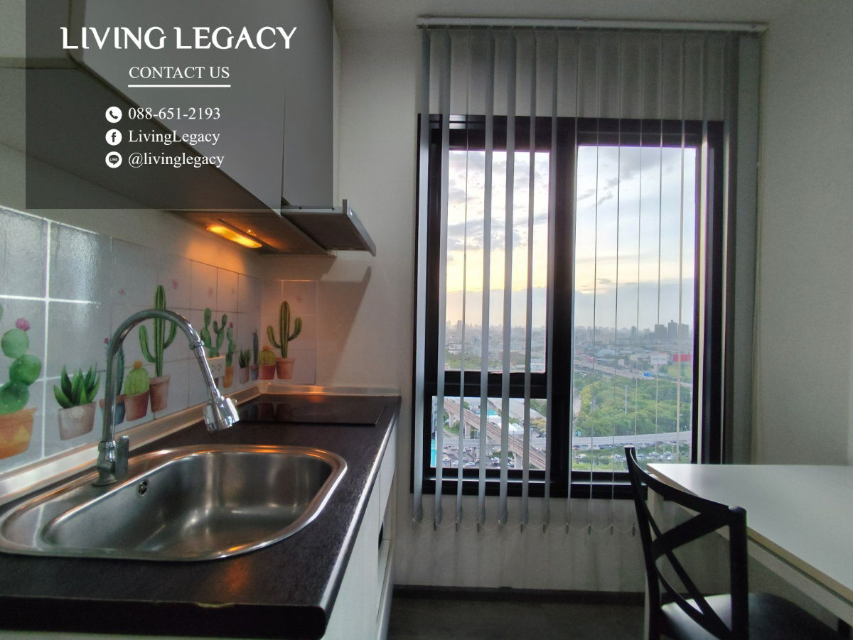picture LTPO33YB Condo For Rent Rich Park @ Triple Station 35 Sq.M. Floor 25 line id : @livinglegacy - 10/16