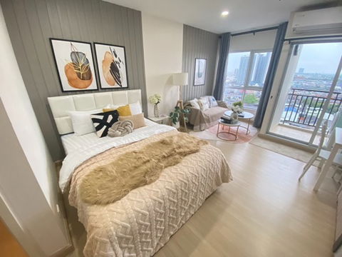 ⭐⭐ให้เช่าห้องพร้อมอยู่!! Supalai Veranda Phasi Charoen Station Stu.28 ตร.ม.ตึก B ชั้น 19 เยื้องซีคอนบางแค สอบถาม LINE ID: @atfirm⭐⭐