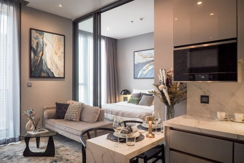 picture For Rent  – The Esse at Singha Complex Directly connected to MRT Phetchaburi 0 m Available to move in from 7th Sep - 2/11