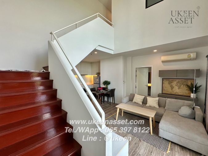 UK01-363 ให้เช่าคอนโด Knightsbridge The Ocean Sriracha Duplex 2 ห้องนอน  3 ห้องน้ำ วิวเขา 70 Sq m. | ราคาพิเศษ 25,000 ฿./Moth