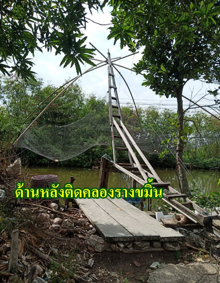 รูป ขายที่ดินติดคลองธรรมชาติ 4 ไร่ 2 งาน 76 ตรว.   ใกล้สถานีรถไฟฟ้าสายสีม่วงตอนใต้ , ใกล้ทางด่วนกาญจนาภิเษก ประชาอุทิศ 76 เขตทุ่งครุ กรุงเทพฯ - รูปที่ 3/6