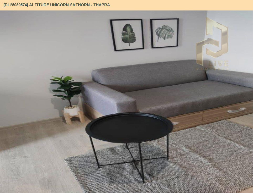 picture DL25080574 Condo for rent, Altitude Unicorn Sathorn - Thapra near BTS Talat Phlu, ready to move in, call urgently 0656133286 LineID @534wlwof - 4/15