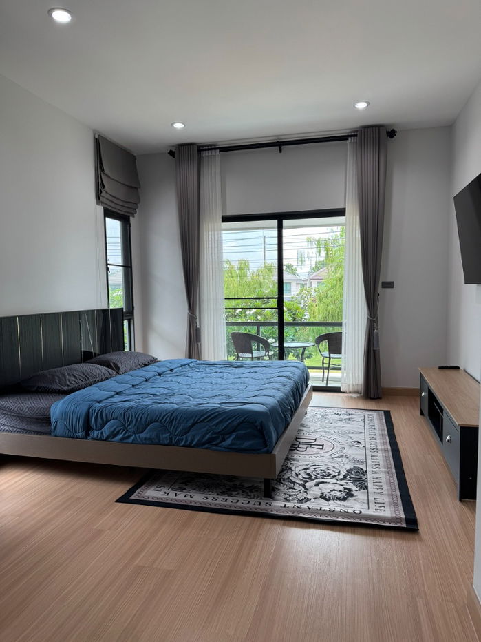 picture 2-storey detached house for rent in Kanchanok Village 12, near Unity International School. Call 082-532-3935. - 22/38