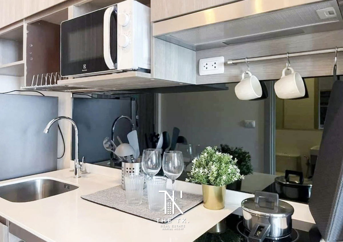 รูป ให้เช่าด่วน/ราคาดีที่สุด คอนโด Knightsbridge Prime Onnut ขนาด 27 ตร.ม. Studio / ครัวปิด ใกล้ BTS อ่อนนุช | ติดต่อคุณทีเค Line ID @637ilhsj - รูปที่ 10/13