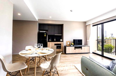 คอนโดให้เช่า : คอนโด 2 ห้องนอน Blossom Condo @ Sathorn-Charoenrat ใกล้ BTS สุรศักดิ์ (ID 514647)