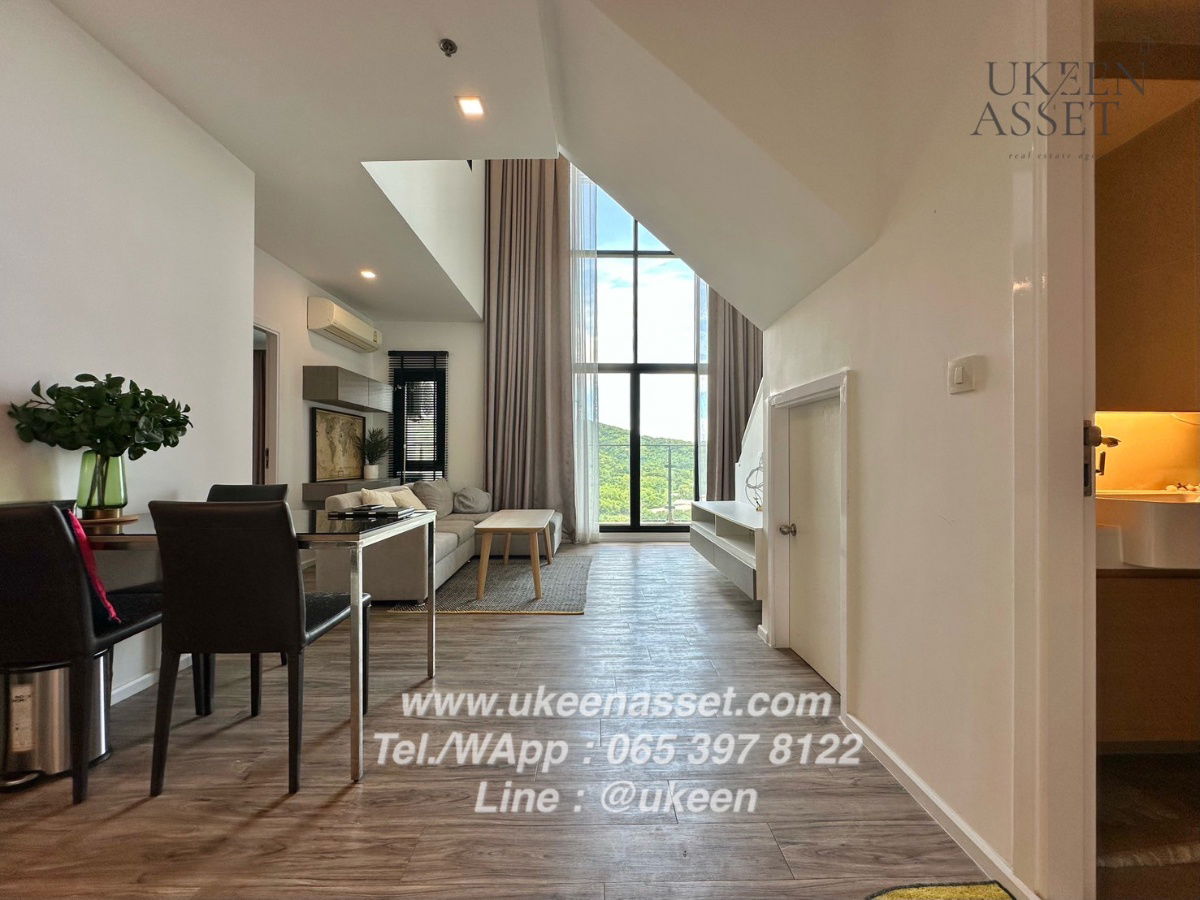 รูป UK01-363 ให้เช่าคอนโด Knightsbridge The Ocean Sriracha Duplex 2 ห้องนอน  3 ห้องน้ำ วิวเขา 70 Sq m. | ราคาพิเศษ 25,000 ฿./Moth - รูปที่ 14/14