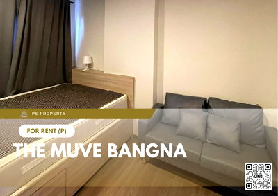 Condos for rent : For rent 📍 THE MUVE Bangna 📍 Fully furnished and equipped, near Burapha Withi Expressway