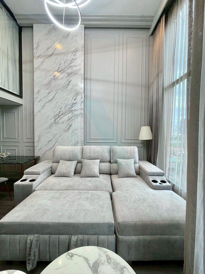 picture 📌 For Rent Condo KNIGHTSBRIDGE SPACE RAMA 9 Building 1, Floor 8,Duplex, Room size 38 sqm - 2/8