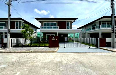 บ้านเดี่ยว ปทุมธานี : ขายบ้านเดี่ยว สไตล์ Modern 3 นอน ปทุมธานี คลอง 7 บ้านใหม่ 50 ตรว 2 ชั้น