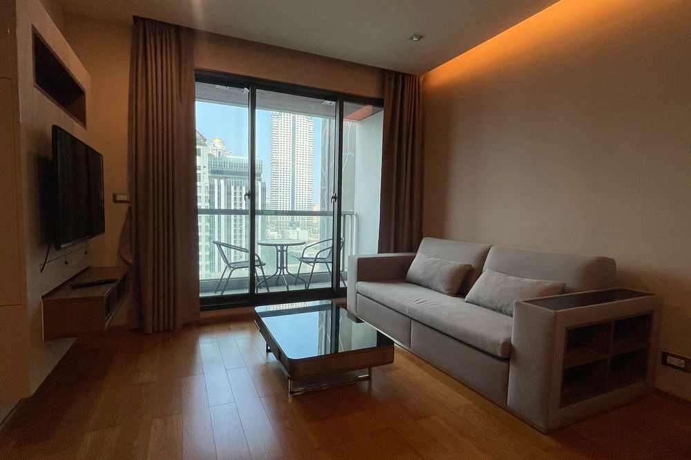 picture 🔥 For Rent !! Rare item !! 🔥Code C20221201442....The Address Sathorn, 1 bedroom, 1 bathroom, high floor 15++, furnished, ready to move in  - 3/7