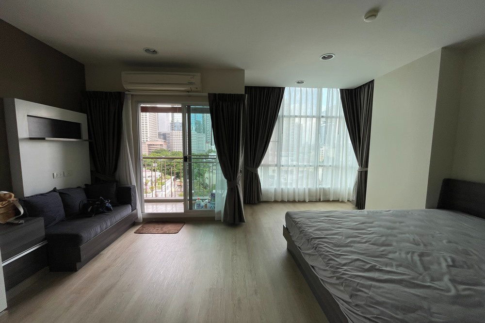 picture 🔥 For Rent !!🔥 Code C20221200131..Centric Sathorn - St. Louis, 1 bedroom, 1 bathroom, high floor 15++, corner room, furnished, ready to move in 📣📣 - 3/5