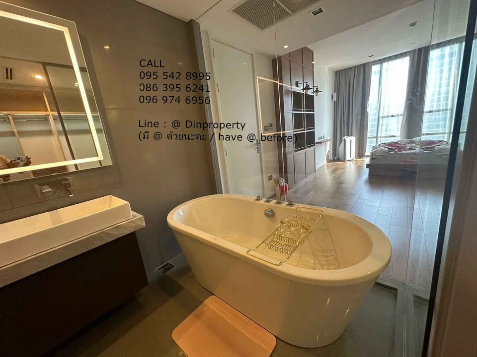 รูป ให้เช่า เดอะบางกอก สาทร 2 ห้องนอน ,BTS สุรศักดิ์ สาทร, สีลม , Line ID: @dinproperty - รูปที่ 3/6