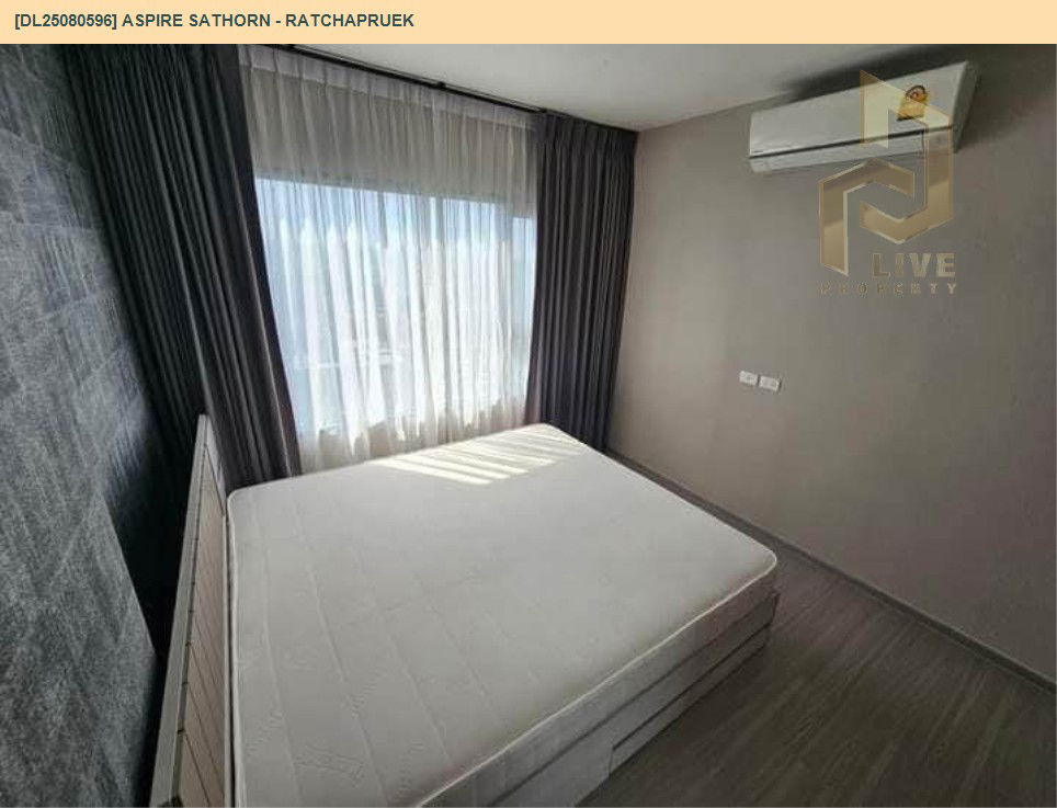 รูป DL25080596 ให้เช่าคอนโด แอสปาย สาทร - ราชพฤกษ์ (Aspire Sathorn - Ratchapruek) ใกล้ BTS บางหว้า พร้อมเข้าอยู่ โทรด่วน 0638692663 LineID @534wlwof - รูปที่ 5/12