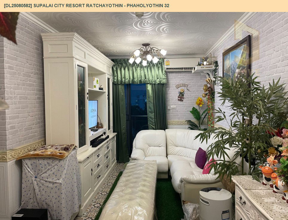 picture DL25080582 Condo for rent, Supalai City Resort Ratchayothin - Phaholyothin 32 near MRT พหลโยธิน, ready to move in, call urgently 0656133286 LineID @534wlwof - 2/15
