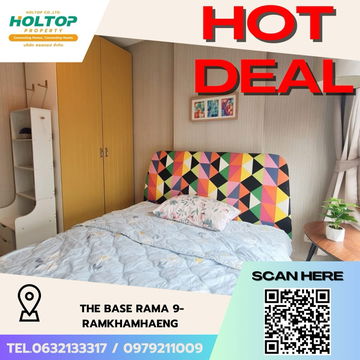 #Z1971💥180868🔥 Condo for rent: THE BASE Rama 9-Ramkhamhaeng