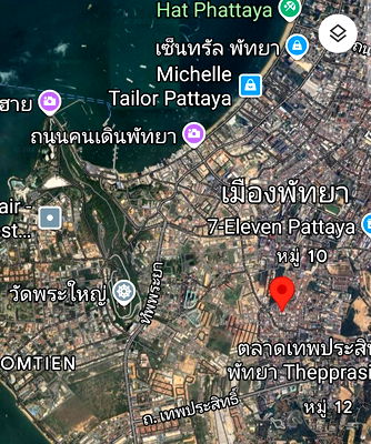 Land for sale Bang Lamung Chonburi : Land in Pattaya Prime area, located in South Pattaya and close to attractions and Walking Street