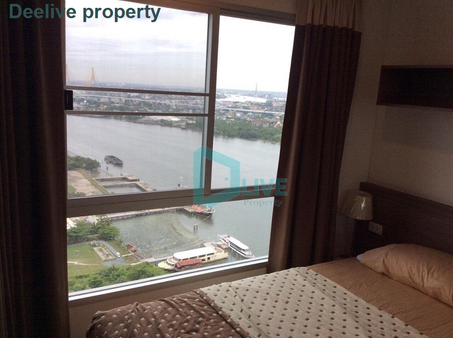 รูป DL002731 ให้เช่าคอนโด ลุมพินี พาร์ค ริเวอร์ไซด์ พระราม 3 (Lumpini Park Riverside Rama 3) ใกล้ BRT วัดดอกไม้ พร้อมเข้าอยู่ โทรด่วน 0638692663 LineID @655ebbvc - รูปที่ 2/8