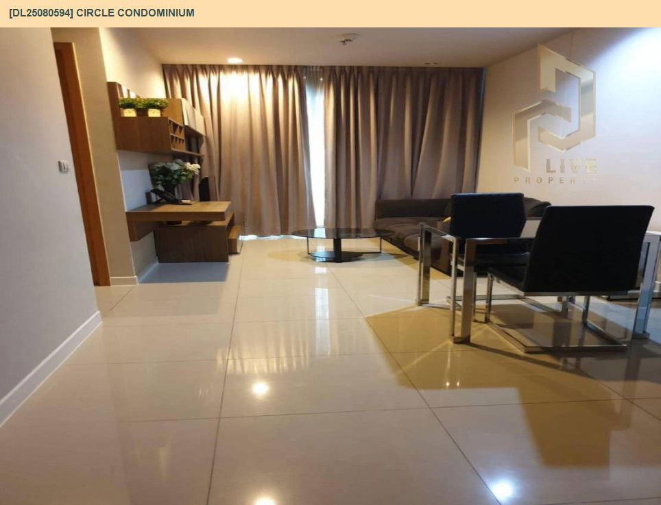 รูป DL25080594 ให้เช่าคอนโด เซอร์เคิล คอนโดมิเนียม (Circle Condominium) ใกล้ MRT เพชรบุรี พร้อมเข้าอยู่ โทรด่วน 0638692663 LineID @655ebbvc - รูปที่ 2/5