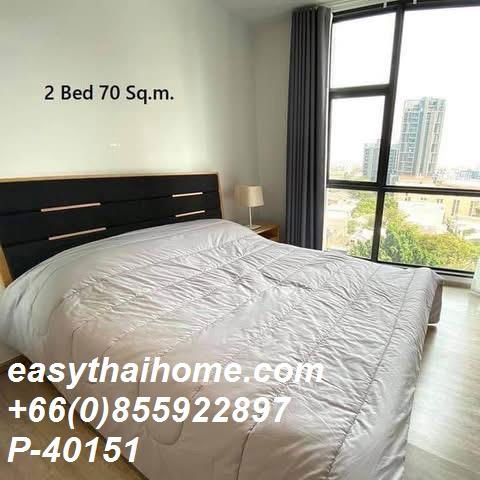 รูป P-40151 ให้เช่า คอนโดริทึ่ม เอกมัย Soi Sukhumvit 63, Khlong Tan Nuea, Watthana, Bangkok พร้อมอยู่ ราคาถูก Line Id @easythaihome 085-592-2897 - รูปที่ 7/9