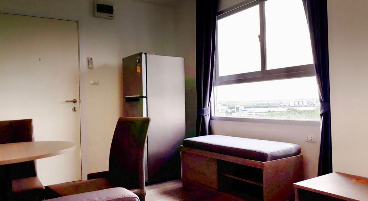 รูป code : B44 ให้เช่าคอนโด เดอะ ทรัสต์ @ บีทีเอส เอราวัณ (The Trust Condo @ BTS Erawan) | ห้องหัวมุม วิวแม่น้ำ ติดบันได BTS เอราวัณ - รูปที่ 2/3